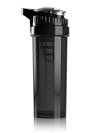 Botella mezcladora para biclones de 32 oz – Botella mezcladora de proteínas, botella mezcladora – Juego de 2 tazas mezcladoras en blanco y negro