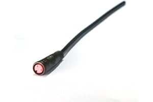 ZYNCUE for Julet Basic 2-6 Pin Higo Connector Cable E-for Bike Display,ABS Housing,IP67 Waterproof,1m Length,2A per Pin,Color