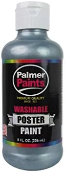 Palmer Washable Poster Paint 8oz Silvr
