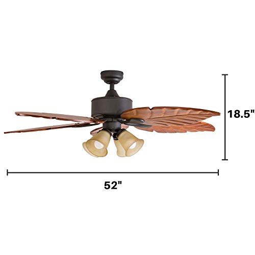 Prominence Home 41301 Bali Breeze Ceiling Fan With Remote Control