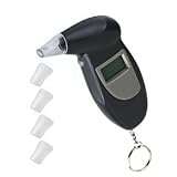 SHEENROAD Digital LCD Alcohol Breathalyser Breath Tester Analyzer