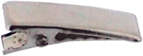 Trimweaver 24-Piece 20mm Rectangle Alligator Pinch Clips with Teeth, 3/4-Inch