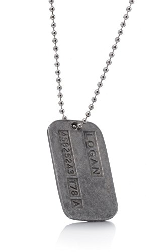 REINDEAR Wolverine X-men James Logan Army Military Metal Pendant Chain Dog Tag Necklace (Necklace)