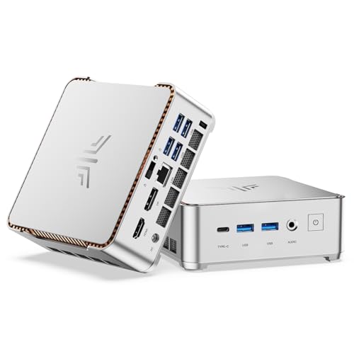 NiPoGi Hyper H2 Mini PC Ιntel Core i5-14450HX(Stärker als i7-12650H/1185G7, 3-Jahren-Garantie), 16 GB DDR4 512 GB M.2 NVMe SSD Mini Desktop Computer W