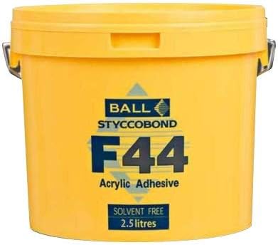 F Ball - F44 (2.5ltr) Styccobond Acrylic Adhesive, Yellow