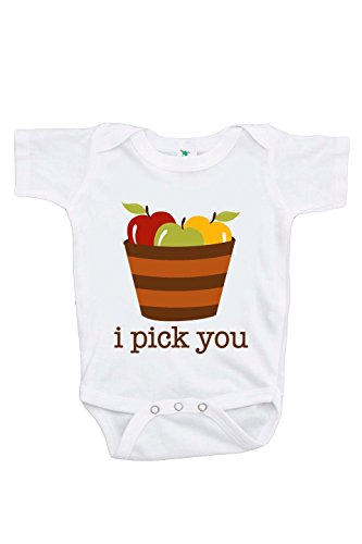 Custom Party Shop Unisex Baby I Pick You Onepiece 12-18 Months Orange and Brown
