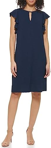 kensie short sleeve smocked waist a-line midi dress Kensie Short Sleeve Smocked Waist A-Line Midi Dress
