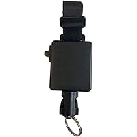 Fishpond Nomad Fishing Quick Clips Hammerhead Industries Gear Keeper Micro Fishing Super Zinger Retractor RT5-2106 - Features Heavy-Duty Carabiner Clip Mount With Q/C Split Ring Accessory - Made In USA Cable Retractor