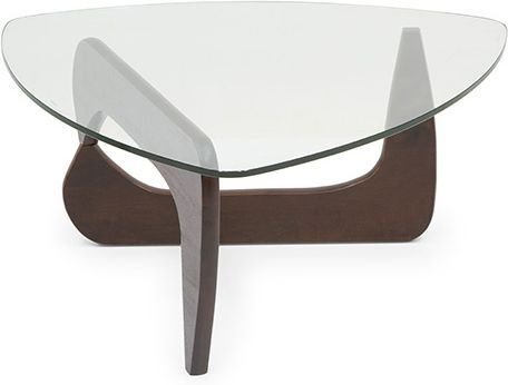 Urban Ladder Noguchi Solid Wood Table (Dark Walnut)