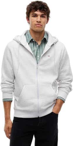 Tommy Jeans Sweat reg s Flag p08 Ice Grey Heather S