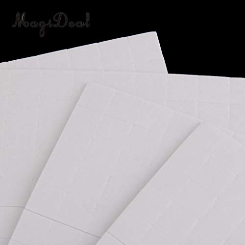 DecorFav 4 Sheet 1.5mm Double Sided Adhesive Foam Pads Sticky Fixers for Card Making