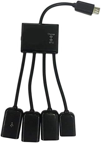 HarveyRudol85 4 in 1 Ports Micro USB Power Charging OTG HUB Cable For Smartphone Tablet