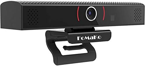 FoMaKo Webcam 3in1 HD 1080p Webcam with Speakerphone and Built-in Mics for skype Business, Video conferencing, Recording, Stream Webcam