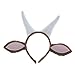 pagreberya Goat Horns and Ears Headband - Costume Accessory with Horns and Ear Details