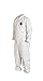 DuPont Tyvek 400 TY125S Disposable Protective Coverall with Elastic Cuffs, White, Large (Pack of 6)