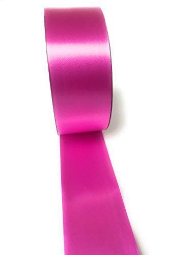 INERRA Ribbon - 100 Yards - 50mm (2") Florist Wedding Car and Craft Uses (Cerise)