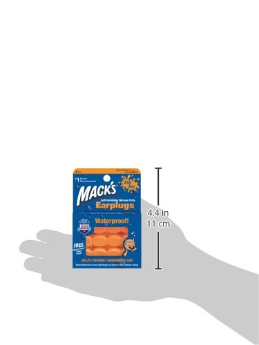 Mack's 6 pair Pillow Soft Ear Plugs - Kid Size