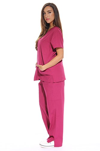 1 Just+Love+Womens+Burgundy+Scrub
