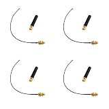 U.FL IPEX to SMA Connector Pigtail 915MHz LoRa Antenna 2dBi for ESP32 Lora OLED Board IOT Internet of Things WIshiOT (Pack of 4)