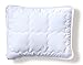 Mabel Home Kids Baby Toddler Pillow with Zipper Washable Pillowcase , White,14