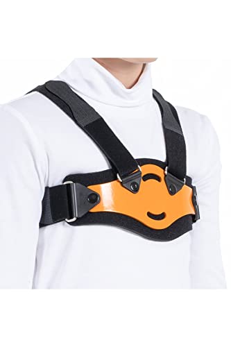 Premium Pectus Carinatum Brace For Adults - Adjustable Pigeon Chest Orthosis/Corset (Large, 90-115 Cm)