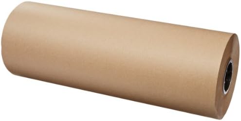 Pratt Multipurpose Kraft Paper Sheet for Packaging Wrap, KPR4024900R, 900' Length x 24" Width, Kraft
