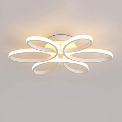 Badezimmerleuchten Jiaqi Flower Led Deckenleuchte Modernes Restaurant Wohnzimmer Schlafzimmer Arbeitszimmer Acryl Deckenleuchte Unterstutzt Stufenloses Dimmen Fernbedienung Energieklass Amazon De Beleuchtung