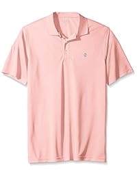 IZOD - Polo de manga corta para hombre, diseño de cuadrícula de campeón de golf