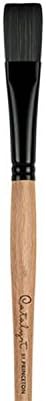 Princeton Catalyst, Series 6400, Long-Handle Synthetic Polytip Bristle Paint Brush, Flat, 24