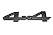 Black 4X4 Emblem/Badge For Truck/Suv/Pickup Rear Tailgate Tail Gate Door 4Wd for Tacoma Tundra
