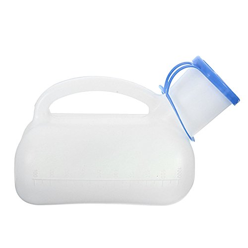 Travel Supplies - 1000ml Female Male Portable Mobile Urinal Plastic Toilet Cover Travel Camping - Movable Changeable Transplantable Seaborne Outboard Nomadic Transportable Raisable - 1PCs