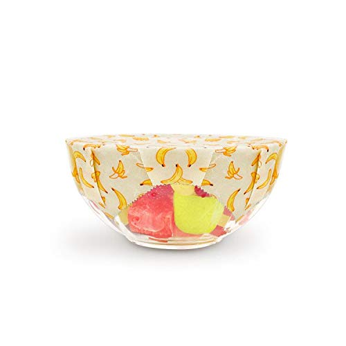 Hsicily Reusable Food Wraps, Eco Friendly Beeswax Wraps Sustainable Plastic Free Food Storage 3 Pcs, for Sandwiches Extra Mesh Produce Bags, Breathable Wraps Handmade, Non-Toxic & Biodegradable