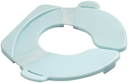 CDOFFICE Travel Folding Portable Reusable Toilet Potty Training Seat Covers with Carry Bag for Babies Toddlers and Kids(Blue)