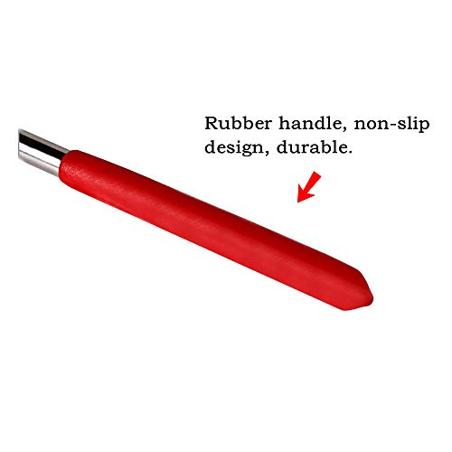 Yaphetss 3pcs Strong Flexible Manual Swat Durable Telescopic Handle，Pocket Extendable Fly Swatter, Travel Partner。 - Thumbnail 2