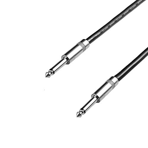 Yoico 2Pcs 25 Feet Professional 1/4" to 1/4" Speaker Cables, Pair 25 ft 12 Gauge 1/4 Male Inch Audio Amplifier Connection Heavy Duty Cord Wire
