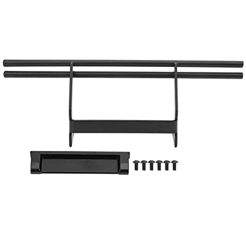 VGEBY RC Rear Bumper, Lightweight Metal Remote Control Vehicle Rear Bumper RC Upgrades Parts Replacement Accessories Fit for G500 G63(Black) Model Toy