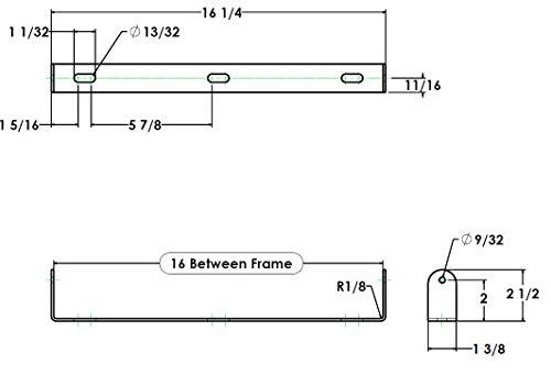 5 Roller+Bracket+Galvanized+Steel+Diameter
