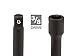 TEKTON 3/8 Inch Drive Impact Extension Set, 3-Piece (3, 6, 8 in.) | 4966