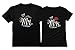 Mr & Mrs Gift for Couples Wedding, Anniversary, Newlywed Matching Set T-Shirts