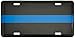 Police Thin Blue Line Metal Tag Reflective