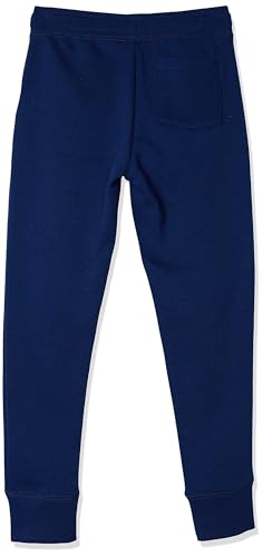 AMAZON ESSENTIALS GIRLS’ SWEATPANTS – DISCONTINUED COLORS, ORANGE FLORAL/PALE MAUVE, MEDIUM