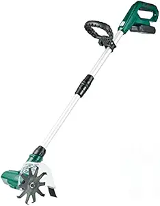 Electric Scarifier Cordless 20V Handheld Rotavator with Rechargeable Battery1300mah, Portable Electric Tiller for Gardens, Vegetable Plots, Greenhouses