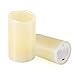 Kohree Flameless Candles LED Remote Control Candles Real Wax Battery Operated Retro Unscented Ivory Votive Pillar Candles Light, Warm White (Pack of 2)