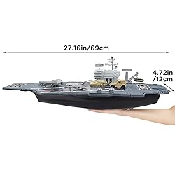 deAO Aircraft Carrier Toy Army Men with Scale Model