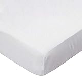 SheetWorld Fitted Cradle Sheet - Solid Ivory Woven - Made In USA