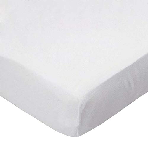 SheetWorld Fitted Cradle Sheet - Solid Ivory Woven - Made In USA