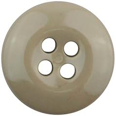 ButtonModeIndustrial Pant Buttons (Fits Carhartt, Dickies, Red Kap Work Pants) Class A, B, C, Workshop Commercial Industrial Strength Buttons Measuring 17mm (11/16 Inch), Khaki Tan Beige, 22-Buttons