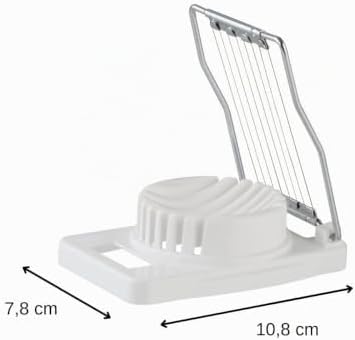 41901, Eierschneider, Ei-Schneider ,11 x 8 x 3 cm, Weiß
