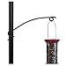 Droll Yankees Black Hanging Bird Feeders, 8" SWH-8 Safety Wrap Hook Steel Pole Attachment for H, 8" (Pack of 1) primary