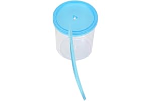 LJHNBA Portable Betta Cup Fish Bowls Mini for Cage Plastic Small for with Removable Lid Easy to Clean Mini Plastic Fish Bowls with Lids